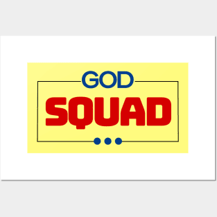 God Squad | Christian Typography Posters and Art